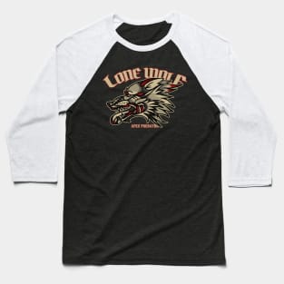 Vintage Wolf The Predator Creature Baseball T-Shirt